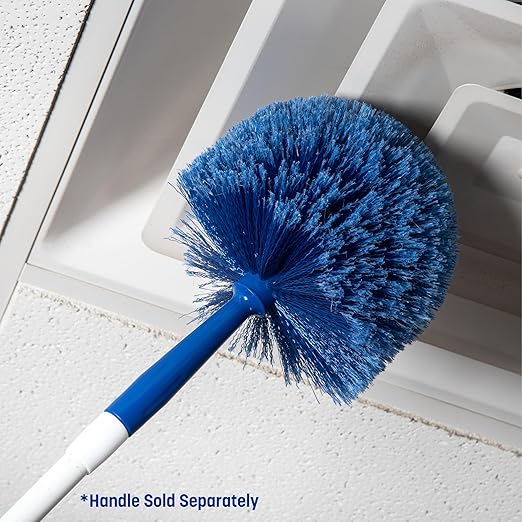 SPARTA Flo-Pac Rounded Duster Cleaning Duster with Electrostatically Charged Bristles for Cleaning, 9 X 7 X 7 Inches, Blue, (Pack of 12)