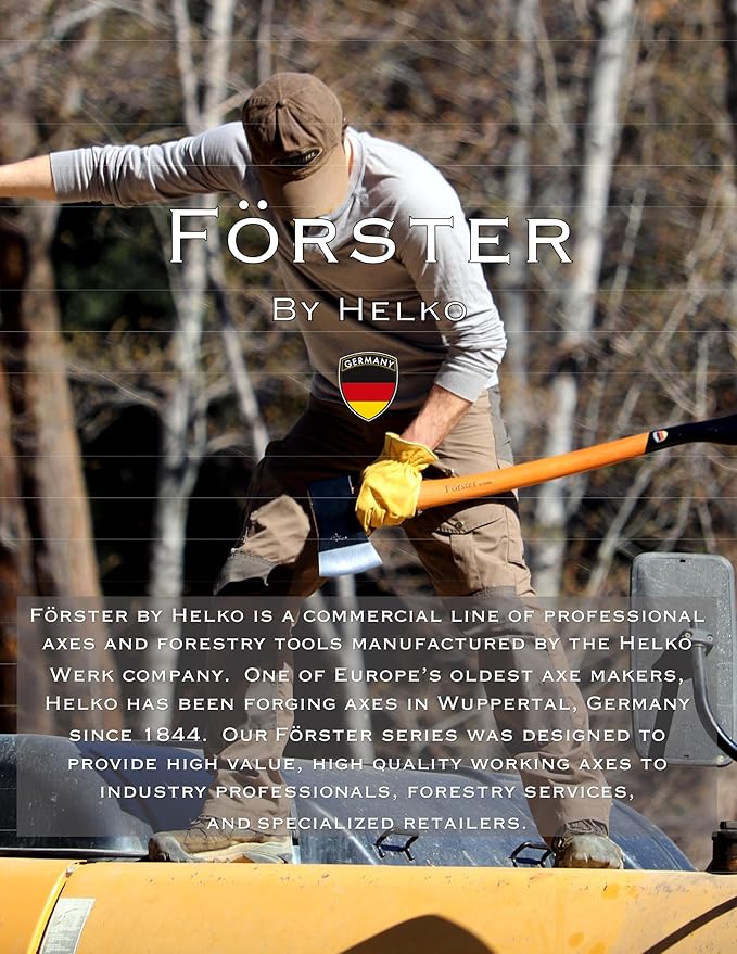1844 Helko Werk Germany - Förster Professional Sappie Log Pick for Turning Moving Logs and Firewood - Head 1.25 lb, Handle 15 in (Sappie) #13338
