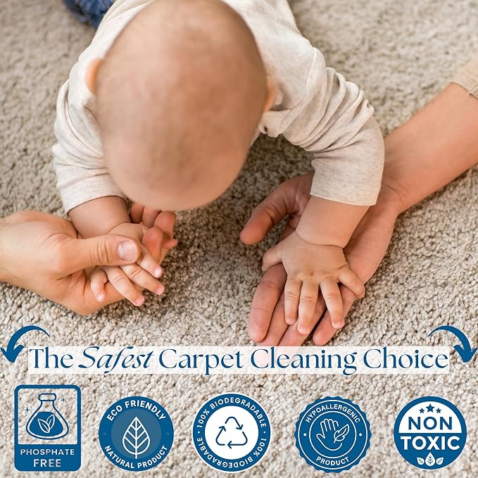 Black Diamond Stoneworks carpet and upholstery cleaner: this fast acting deep cleaning spot and stain remover spray also works great on rugs, couches, and car seats. (4-gallons)