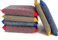 Steel Wool Scrub Sponges – Non-Scratch Microfiber Kitchen Scrubbers for Pots, Pans, and Household Cleaning – Heavy-Duty, Reusable Sponges (RED)