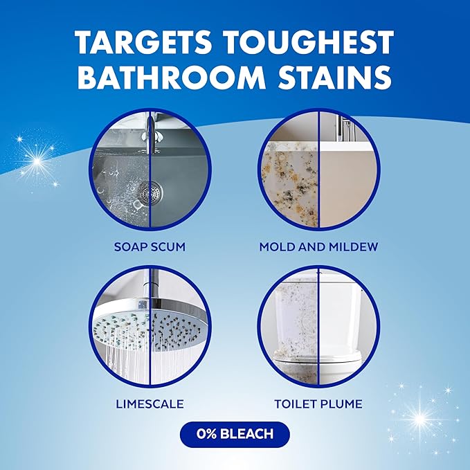 Lysol Power Foaming Bathroom Cleaner,Multipurpose Cleaner For Showers,Bathtubs,Sinks,Disinfectant Spray Kills 99.9% Of Germs,Zero Bleach Cleaning Spray,32 Oz.,(Pack of 3)