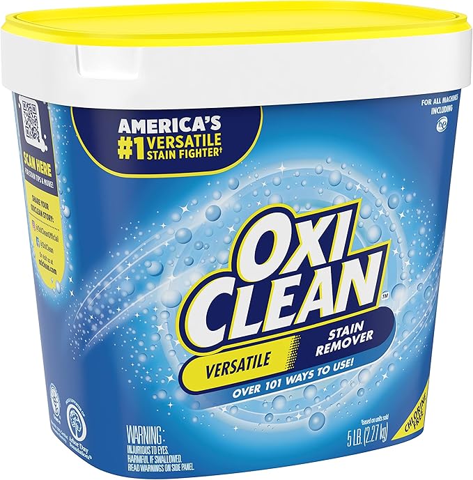 OxiClean Versatile Stain Remover Powder, 5 lb (Pack of 2)