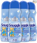 Snuggle In Wash Scent Booster, 21 Oz, Pack of 4, Blue Sparkle, Laundry Beads for Long-Lasting Freshness, Fragrance Enhancer for Clothes, Bedding & Activewear, HE Safe