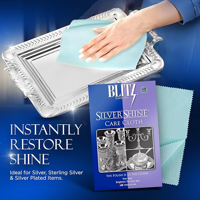 Blitz Silver Care Silver Polishing Cloth
