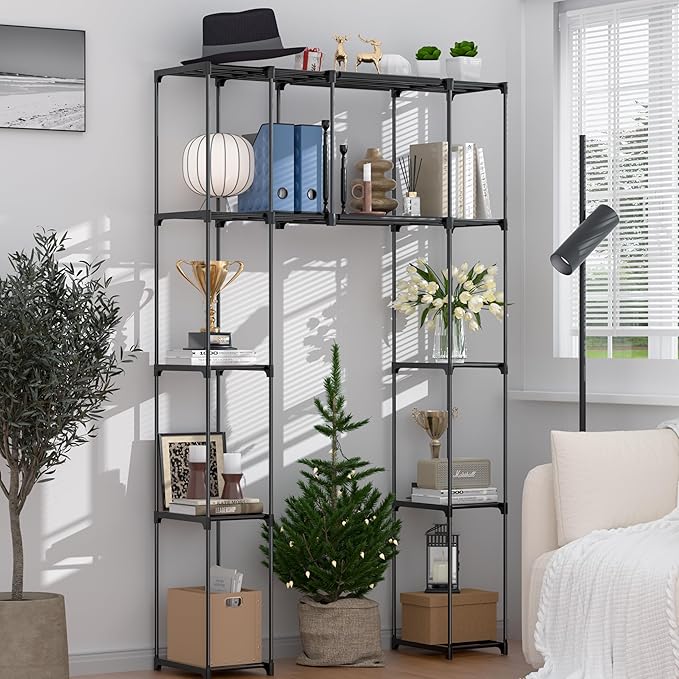 PPN Over The Toilet Storage Cabinet, Premium Bathroom Organizer and Storage Shelves for Small Spaces, Space-Saving Bathroom Shelving Units