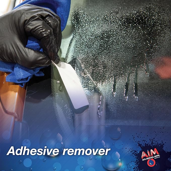 AIM Chemicals Ammoniated Glass Cleaner Concentrate - Streak-Free Shine for Windows, Cars, Homes, Offices - Dilutes 10:1 - Removes Dirt, Grime, Fingerprints - Ideal for Glass Spray Bottles - 5 Gal