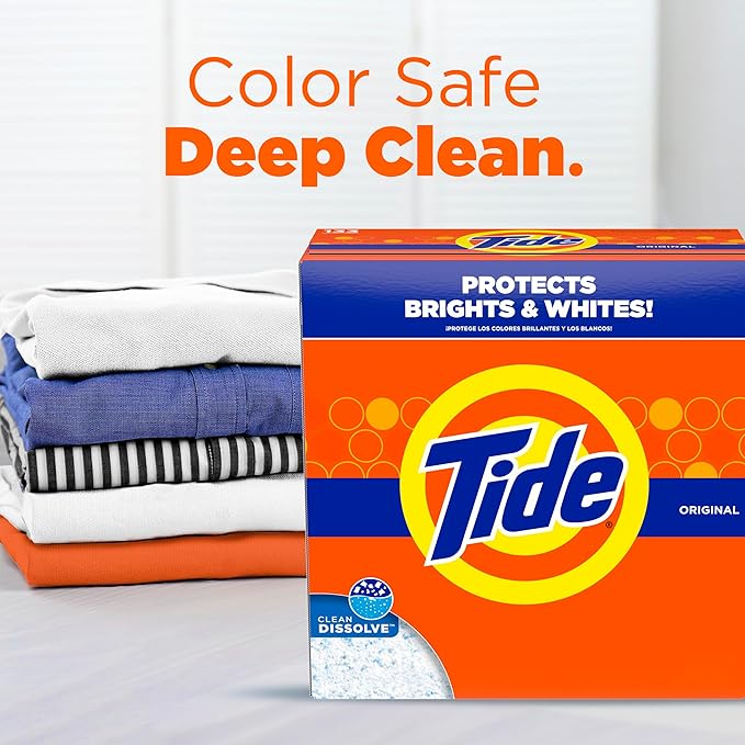 Tide Powder Laundry Detergent, Original Scent, 75 Loads, 85 oz