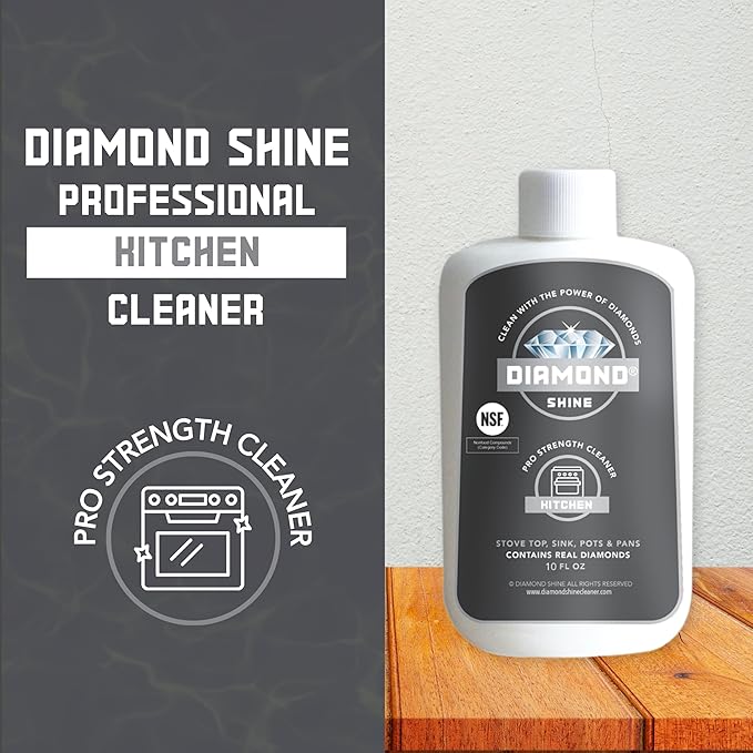 Diamond Shine Ultimate Cooktop Cleaner Combo Pack Smooth Top, Range Top, Ceramic, Electric, Gas, Induction