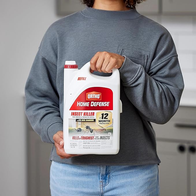 Ortho Home Defense Insect Killer for Indoor and Perimeter Refill2, Controls Ants, Roaches, Spiders and More, 1 gal