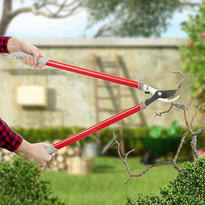 INTERTOOL Bypass Loppers 29" Tree Branch Cutter - Trimmer Pruner for Shrubs & Branches with 2 inch Cutting Capacity - Gardening, Landscaping, Shaping - Long Ergonomic Handles FT-1107