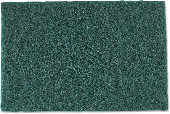 Royal S960 Medium-Duty Scouring Pad, 6 x 9, Green, 60/Carton