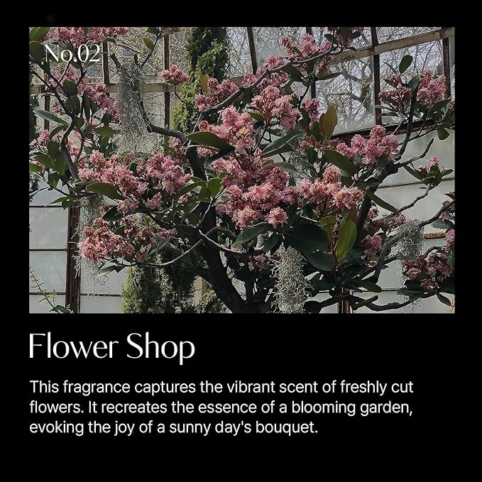 hetras Textile Perfume | Flower Shop - Flowers & Green Grass Scent | Long-Lasting Subtle Fragrance Wrinkle Release Spray | Travel-Size Linen Freshener | Made with Natural Essential Oils, 2.7 fl. oz.