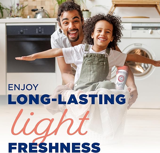 ARM & HAMMER Light In-Wash Scent Booster, No Heavy Perfumes, No Dyes, No Parabens, Peony Blossom Scent, 24 Oz