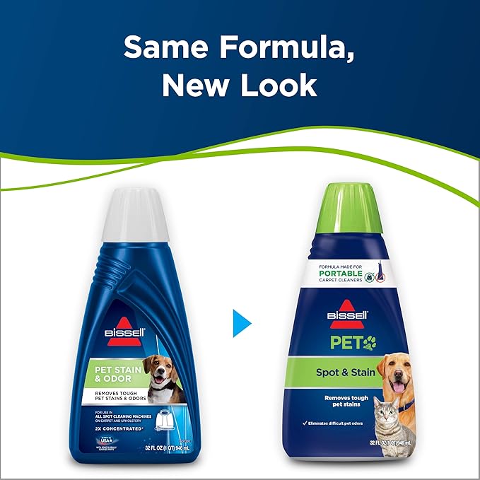 Bissell 74R7 Pet Stain & Odor Portable Machine Formula, 32-Ounce, Fl Oz