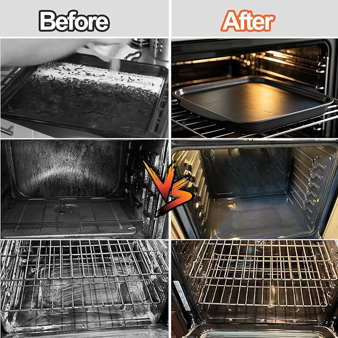 XANGNIER Heavy Duty Oven Cleaner Brush Sets,Oven Cleaning Kits Tools Accessories