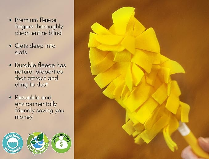 Xanitize Fleece Refills for Swiffer Hand Duster - Reusable, Dry Duster - 5-Pack Rainbow (Jewel)