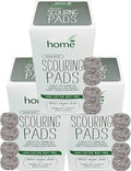 Long Lasting Wool Scrub(Box of 12 Buds),Rust Free Scouring Pads,Made of High Grade Stainless Steel for Multi-Purpose Heavy-Duty Tough Cleaning From Cast Iron/Stock Pot/Dish/Pan/Oven/Griddle/Grill/Sink