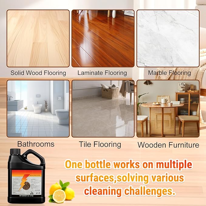 Solubril Tile Cleaner - Solubril Original floor cleaner,Multipurpose Powerful Stain Removing Tile Cleaner Liquid,Heavy Duty Floor Cleaner for Multi-Surface Use,Bathroom,Kitchen,Floors,Easy to Rinse