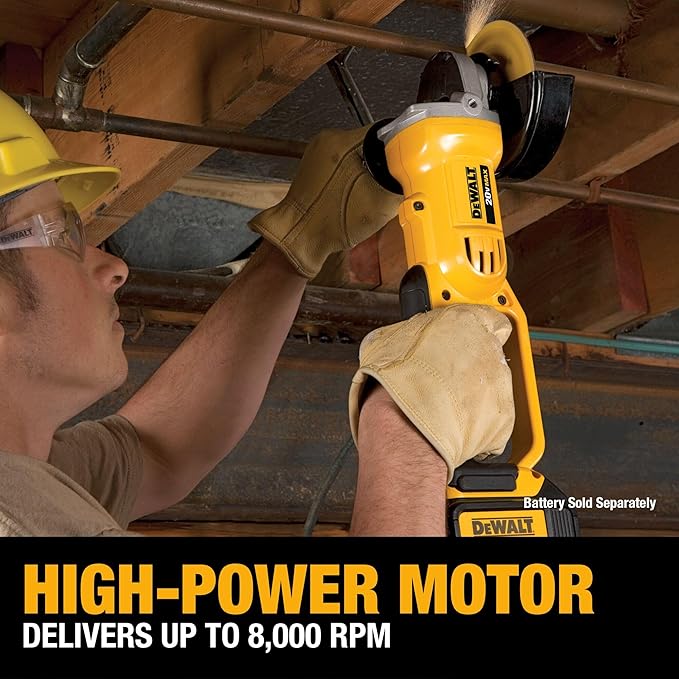 DEWALT DCG412B 20V MAX* Lithium Ion 4-1/2” Grinder (Tool Only)