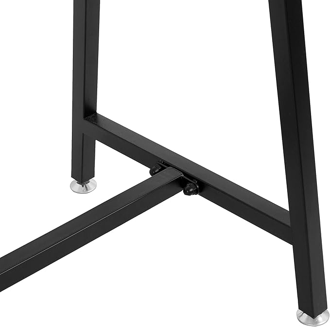 MyGift 47 Inch Modern Black Heavy Duty Metal A-Frame Wardrobe Clothing racks for hanging clothes, Commercial Grade Freestanding percheros para colgar ropa for Bedroom Closet Clothes or Retail Display