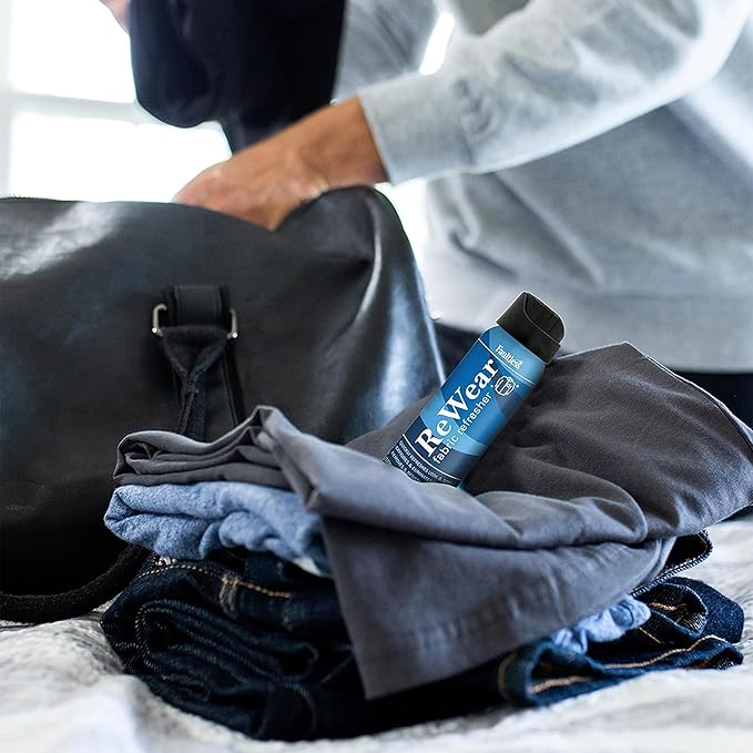ReWear Fabric Refresher On-The-Go 3 oz. Multipack (6-Pack) - TSA-Friendly Travel Size, Wrinkle & Odor Remover for Clothes