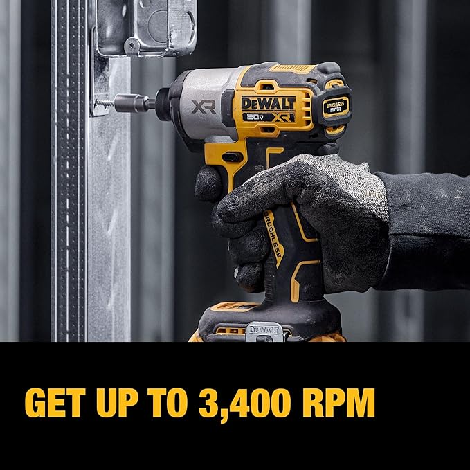 DEWALT 20V MAX XR Impact Driver and Hammer Drill Cordless Power Tool Combo Kit, Includes 2x 4ah POWERPACK Batteries and a Charger (DCK250QQ2)