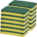 Kitchen Sponges for Washing Dishes, Non-Scratch Cellulose Dish Scrub Sponges, Cleaning Sponges for Household Use, Safe Cleaning Products, Kitchen Sponges Pack of 12, by Superio