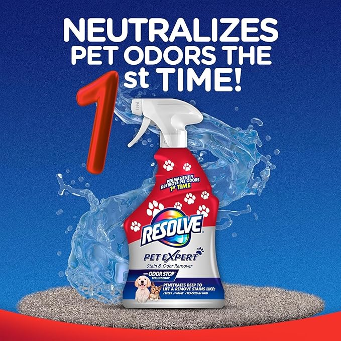 Resolve® - Spot & Stain Carpet Cleaner 32 oz. + Pet Expert Stain & Odor Remover 22 oz
