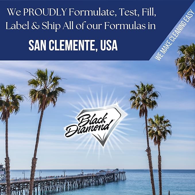 Black Diamond Stoneworks GRANITE PLUS! 2 in 1 Cleaner & Sealer for Granite, Marble, Travertine, Limestone, Ready to Use! (1-Quart/1-Gallon)
