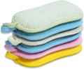 Dish Sponge Kitchen Sponges,Scrub Sponges,Double Sided Cleaning,Non Scratch,Ultra fine Fiber Wiping+Stainless Steel Wire to Remove Stubborn Stains,Durable Thickening (Large 6-Pack)