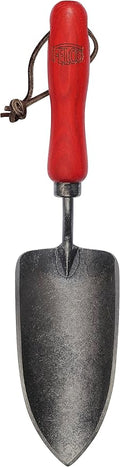 FELCO 401 Made in The Netherlands Gardening Trowel – Forged Boron Steel Blade with FSC Ash-Wood Handle & Leather Strap | Planting, Digging & Transplanting Tool (FELCO 401 Garden Trowel)