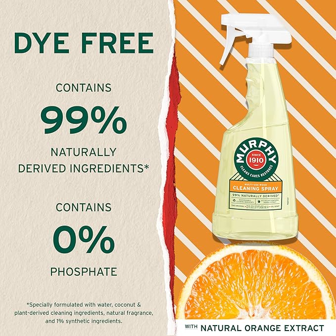 Murphy Oil Soap Wood Cleaner, Orange (01031CT)
