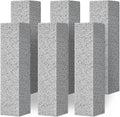 4TH Pumice Stone for Toilet Bowl Cleaning,Pumice Stick Powerfully Away Limescale Stain,Hard Water Ring, Calcium Buildup,Iron&Rust. Remover for Tile/Bath-tub/Sink/Grill - 6 Pack