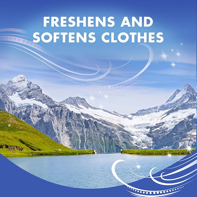 ARM & HAMMER Fabric Softener Sheets, Mountain Rain 144ct