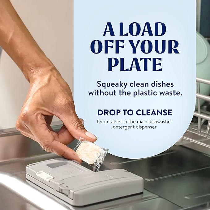 Cleancult Ultra Power Dishwasher Detergent Pods for Sparkling Streak-Free Shine, All-In-One, No Plastic Waste, 32 Count
