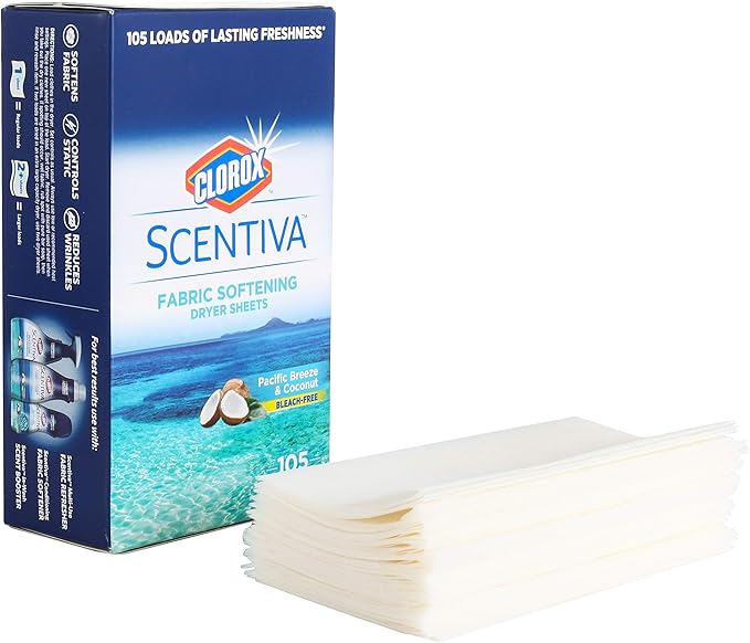 Clorox Scentiva Laundry Care | Dryer Sheets, Fabric Softener, Scent Booster Beads and Fabric Refresher Spray in Multiple Scents