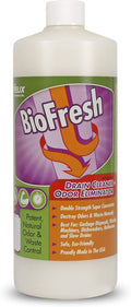 Enzyme Drain Cleaner & Deodorizer for Sink Drain, Showers, Septic Systems, Bathroom & Kitchen - Smell Remover for Fruit Fly Garbage Disposals, Dishwasher & Washing Machines - (32oz)
