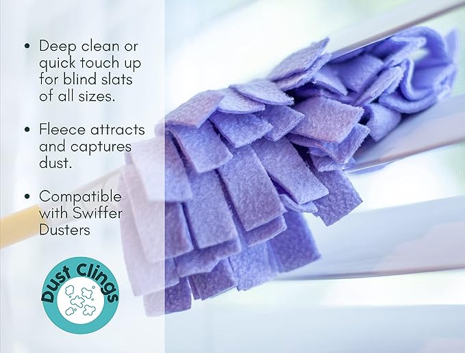 Xanitize Fleece Refills for Swiffer Hand Duster - Reusable, Dry Duster - 5-Pack Rainbow (Pastel)