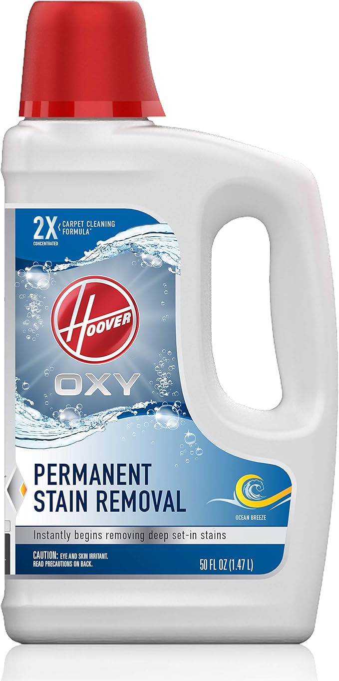 Hoover Smartwash Automatic Carpet Cleaner, FH52000, Turquoise & Hoover Oxy Deep Cleaning Carpet Shampoo, 50oz Formula, AH30950, White & Hoover Renewal Deep Cleaning Carpet Shampoo, 64oz Formula