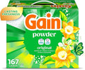 Gain Powder Laundry Detergent, Original Scent, 167 Loads, 154 OZ