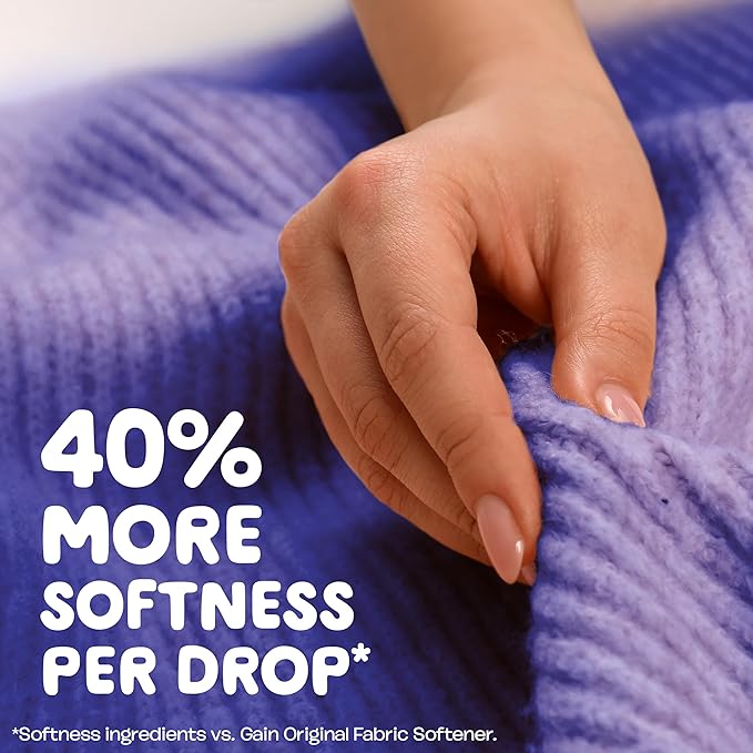 Gain Liquid Fabric Softener (Fabric Conditioner), Relax, 127 fl oz, 188 Loads