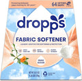 Dropps Fabric Softener Pods, Orange Blossom (64 Count) - Laundry Softener For Soft & Fluffy Fabrics | Liquid Softener & Dryer Sheet Alternative | Clean Ingredients | Plastic Free Packaging