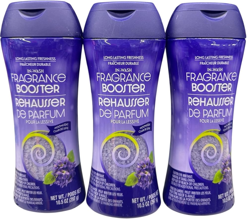 In-Wash Fragrance Booster, Moonlight Scent, Long Lasting Freshness, 10.5 oz, 3 Pack