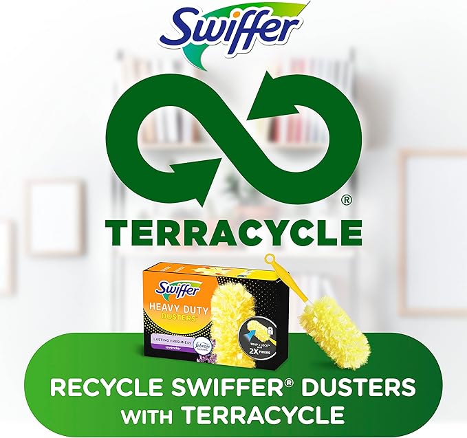 Swiffer Dusters Multi-Surface Heavy Duty Duster Lavender Refills, 11 Count (Pack of 2)