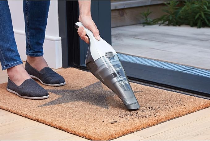 BLACK+DECKER dustbuster Cordless Handheld Vacuum, Portable Car Vacuum Cordless Rechargeable, Wall Mount, Strong Suction QuickClean (HNVC215B10)