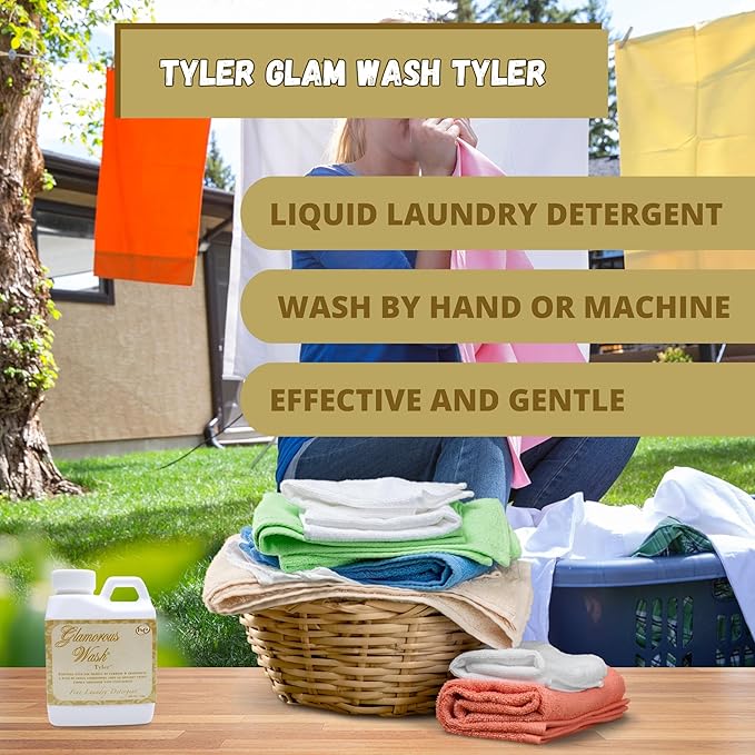 Tyler Glamorous Wash Laundry Liquid Detergent - Hand & Machine Washable, 112g (4 Oz), Multi-Purpose Key Chain
