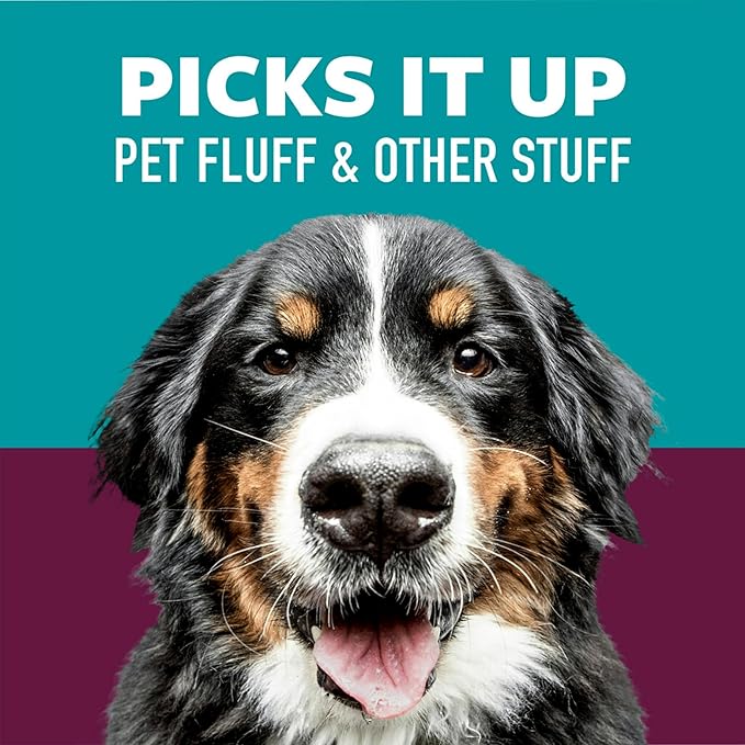 Scotch-Brite Pet Hair Pickup Extra Sticky Large Lint Roller, Designed for Removing Fur + Fluff on Couches, Clothes, Dog and Cat Beds, & More, 1 Pack, 60 Easy-Tear Adhesive Sheets Total