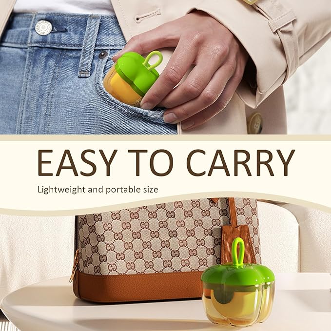 2Pcs Reusable Lint Roller Set, Portable Mini Travel Lint Roller, Washable Sticky Roller, Mini Pet Hair Removal Tool,Easy Removing Hair on Clothes Sofa Bed Carseat (2 Green)