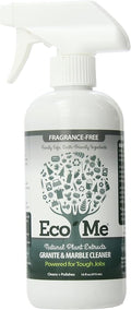 Eco-me Natural Multi Surface Granite and Marble Cleaner, Healthy Fragrance-Free Scent, 16 Ounces, Clear (ECOM-GMFF16-06)