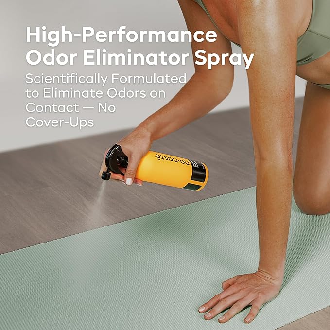 Nonaste Odor Eliminating Spray for Shoes, Gym Bags, Sports Gear & Yoga (16 Oz, Pack of 1) | Long-Lasting Fabric Refresher with Enzymes | Shoe Deodorizer & Gym Bag Deodorizer, Fabric-Safe